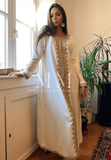 Cream Karima Kaftan Caftan-Moroccan Kaftan,Cream Karima Kaftan Caftan-Moroccan Kaftan