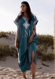 Blue Bedouin Kaftan Caftan & Loungewear,Blue Bedouin Kaftan Caftan & Loungewear