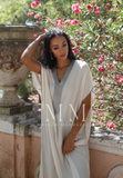 White Silver Marrakech Gandora -home dress, resort dress,White Silver Marrakech Gandora -home dress, resort dress