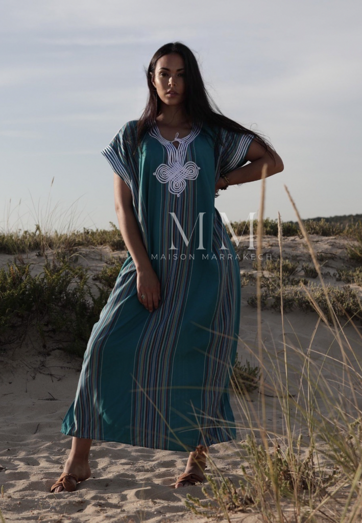 Blue Bedouin Kaftan Caftan & Loungewear