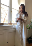 Cream Karima Kaftan Caftan-Moroccan Kaftan