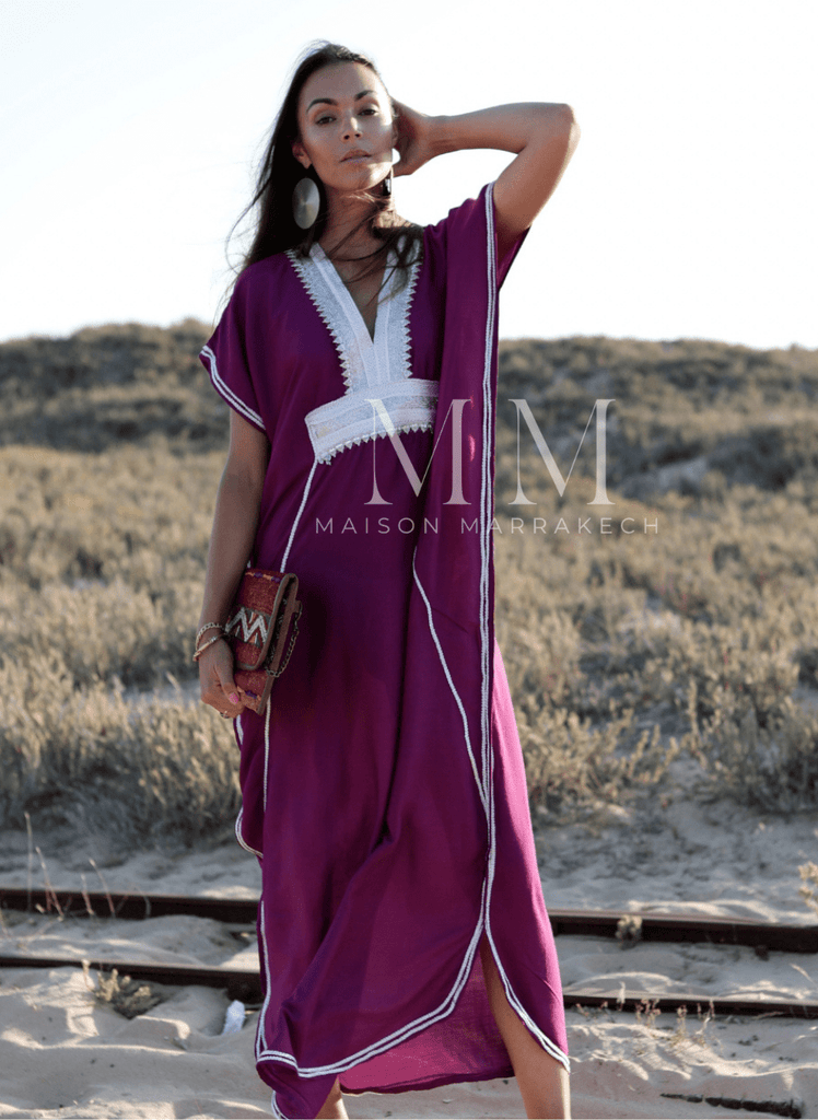 Purple Marine Marrakech Lounge Kaftan Caftan, Vacation Dress, Moroccan Kaftan,Purple Marine Marrakech Lounge Kaftan Caftan, Vacation Dress, Moroccan Kaftan