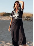 Black & White Amira Kaftan Caftan & Loungewear,Black & White Amira Kaftan Caftan & Loungewear