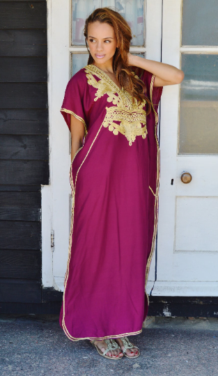 Pink Purple Marrakech Resort Lounge Moroccan Kaftan