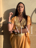 Mustard Yellow Gold Marine Kaftan Caftan & Loungewear