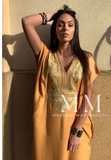 Mustard Yellow Gold Marine Kaftan Caftan & Loungewear