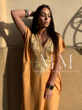 Mustard Yellow Gold Marine Kaftan Caftan & Loungewear