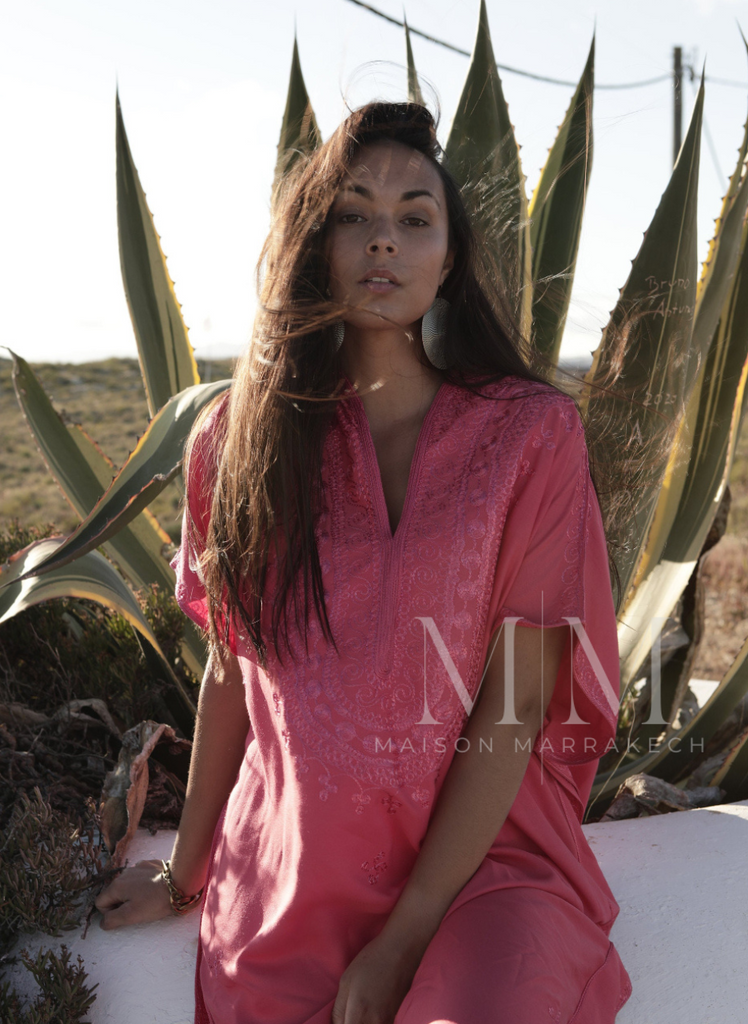 New Pink Berber Kaftan