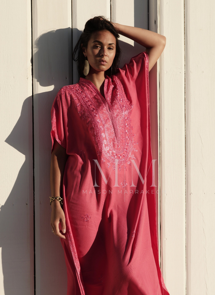 New Pink Berber Kaftan