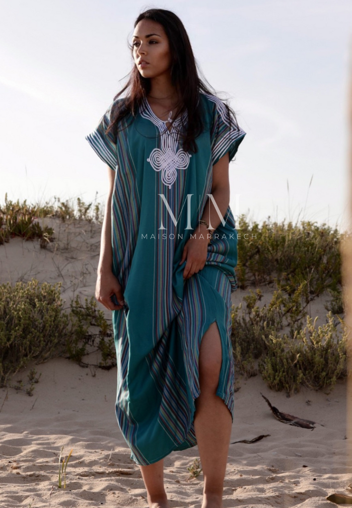 Blue Bedouin Kaftan Caftan & Loungewear