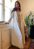 Cream Karima Kaftan Caftan-Moroccan Kaftan